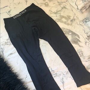 Essentials Black Lounge Pants